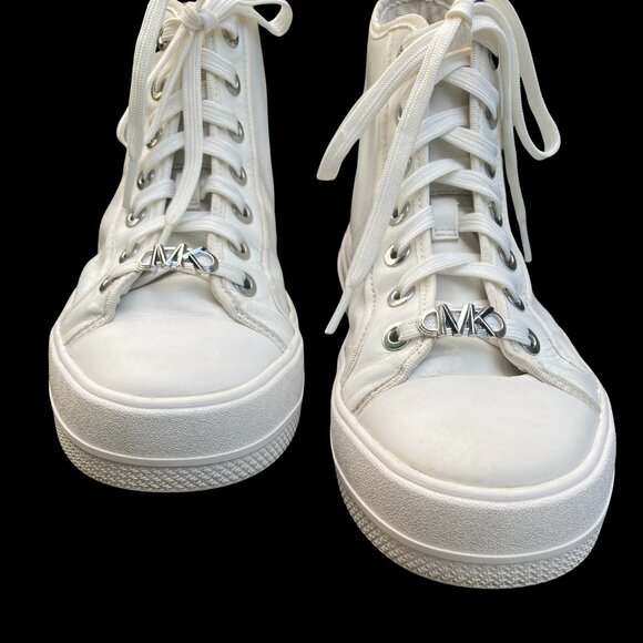 Michael Kors, Evy Leather High-Top sneaker - Picture 1 of 13